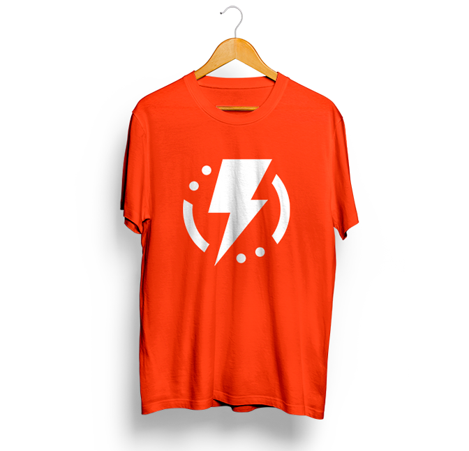 Orange Men T-shirt